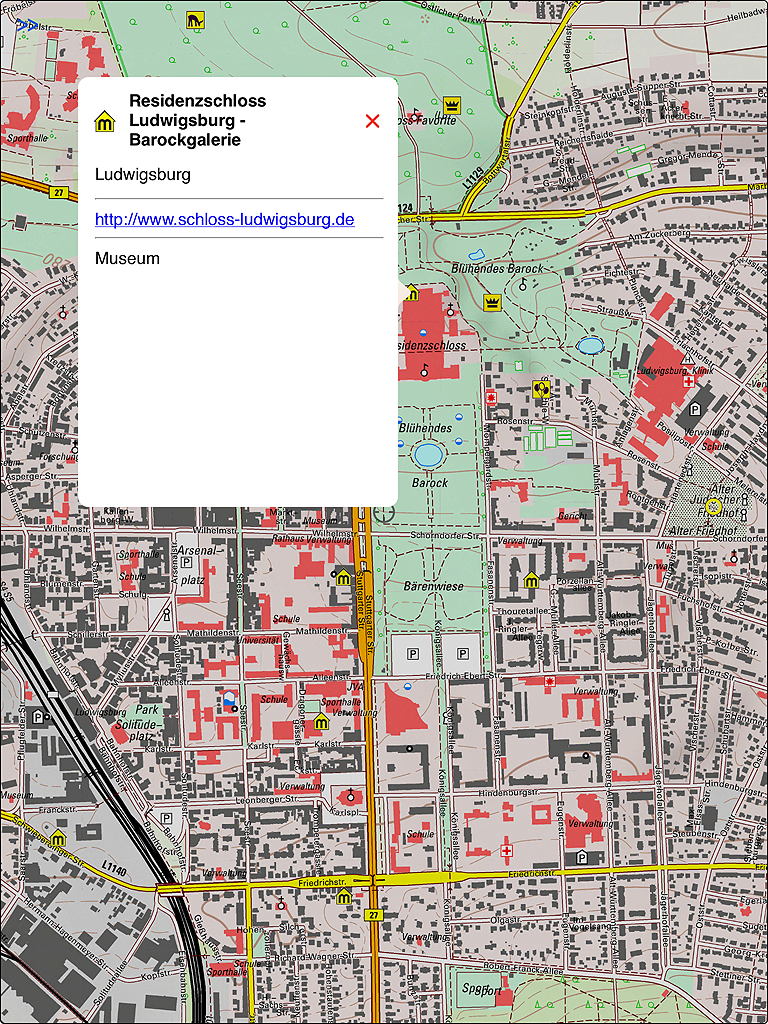 Freizeit - interaktive POI