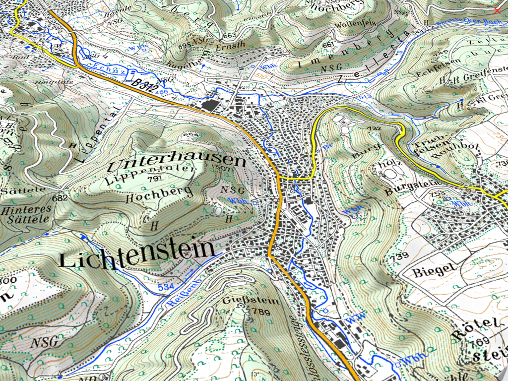 3D - Panorama-Ansicht (POI ausgeschaltet)