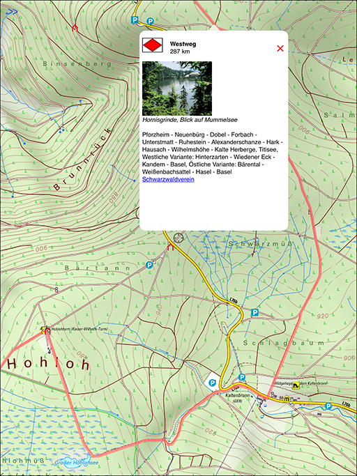 Freizeit - Routenbeschreibung