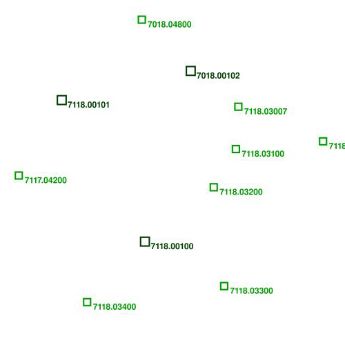 Beispiel Darstellungsdienst Schwerefestpunkte